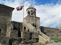 Cattedrale di Svetitskhoveli: torri merlate