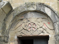 Dettaglio timpano chiesa di Jvari
