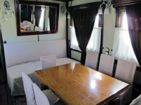 Sala riunioni all'interno del vagone