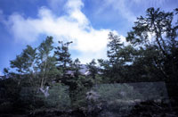 Il Fuji tra le nuvole