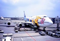Il "nostro" Boeing 747 dipinto con i "Pokemon"