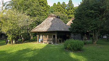 Case storiche al museo di Miyazaki
