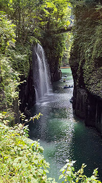 Cascata nella gola di Takachiho