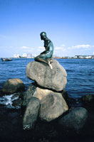La sirenetta nel porto di Copenhagen