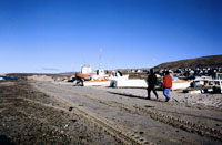 Sulla spiaggia di Qaanaaq