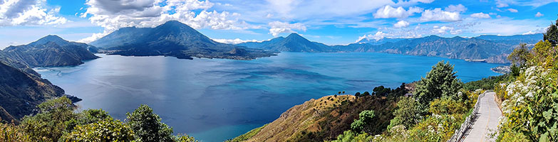Il lago Atitlán, 1562 m