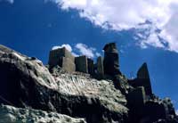 Un gompa in rovina a Basgo