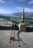 Panorama dal tetto del gompa di Tikse