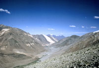La valle del lago di Pangong
