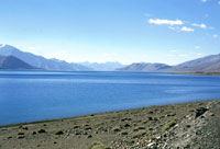 Il lago di Pangong, 4200 m