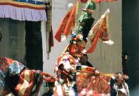 Maschera al festival di Phyang