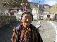 Signora al gompa di Markha