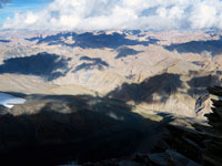 Nuvole sulla Markha valley dalla vettadel Kang Yatse