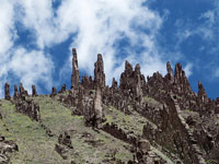 Formazioni rocciose prima di Chogdo