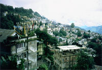 Gangtok tra le nuvole
