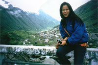 La valle e il lago di Tsango
