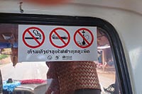 Divieti sul minibus per Kratie