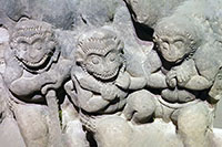 Stele al museo di Siem Reap