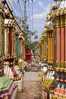 Tempio Buddhista di Wat Phabat a Pakse