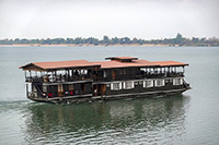 Battello da crociera sul Mekong