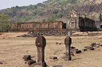 L'antico tempio di Wat Phou a Champasak