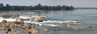 Le cascate di Khone Phapheng sul Mekong, viste da sopra