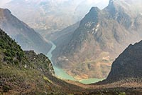 Canyon di Tu San dal passo di Ma Pi Leng