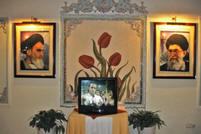 Nella hall di un albergo