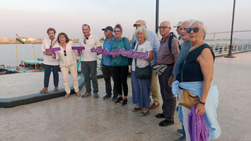 Gruppo sulla corniche di Bassora