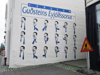 Murale sulla Hverfisgata a Reykjavik