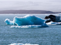 Iceberg nella laguna di Jökulsárlón