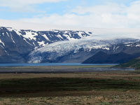 Il ghiacciaio di Hvitarvatn