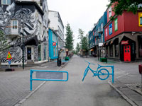 La via Hverfisgata a Reykjavik