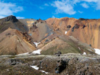 Il monte Sudurnamur a Landmannalaugar