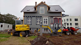 Lavori in corso in centro a Reykjavik
