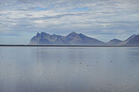 La laguna adiacente alla laguna di Höfn