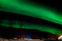 Aurora polare nei pressi di Borgarnes