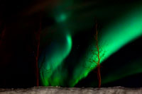 Aurora polare nei pressi di Borgarnes