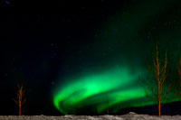 Aurora polare nei pressi di Borgarnes