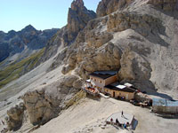 Il Rifugio Passo Principe - 2601 m