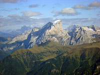 La Marmolada vista dal Catinaccio