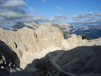Il gruppo del Sella dalla vetta
