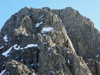 La parete rocciosa della Grignetta