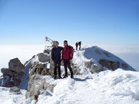 Giuseppe e Alessio in cima alla Grignetta