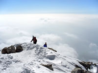 L'arrivo in cima alla Grignetta