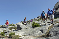 In discesa dalla vetta del monte Limbara