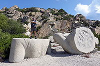 Davide arringa il gruppo dal busto di Ciano a Santo Stefano