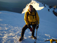 Giuseppe in vetta al Bianco