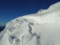 Seracchi sul col della Brenva