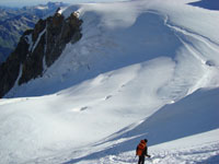In salita verso il col Maudit